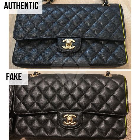 chanel classic flap bag fake vs real